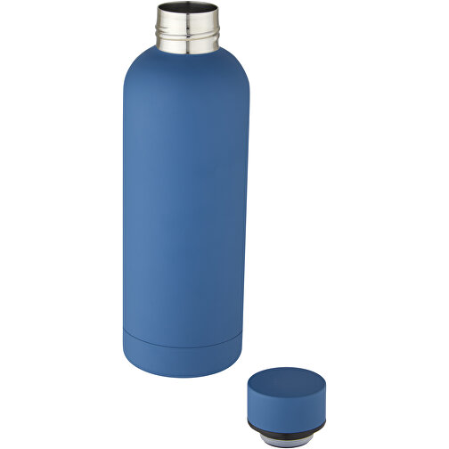 Spring 500 Ml Kupfer-Vakuum Isolierflasche , tech blue, Edelstahl, PP Kunststoff, Silikon Kunststoff, 22,35cm (Höhe), Bild 6