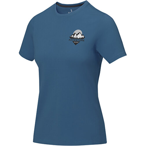 Nanaimo – T-Shirt Für Damen , tech blue, Single jersey Strick 100% BCI Baumwolle, 160 g/m2, S, , Bild 2