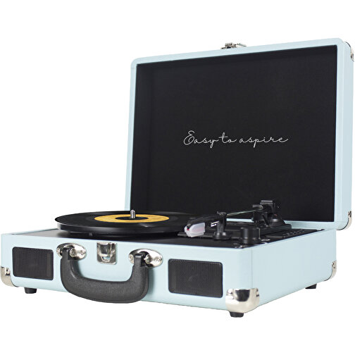 Prixton VC400 Vinyl MP3 Player , hellblau, Kunststoff, 35,00cm x 25,50cm x 13,00cm (Länge x Höhe x Breite), Bild 1