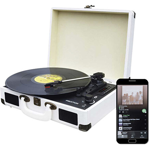 Prixton VC400 Vinyl MP3 Player , weiß, Kunststoff, 35,00cm x 25,50cm x 13,00cm (Länge x Höhe x Breite), Bild 4