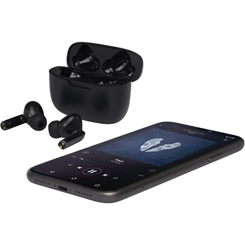 Essos 2.0 True Wireless Auto-Pair-Ohrhörer Mit Etui , schwarz, ABS Kunststoff, 6,30cm x 2,50cm x 4,80cm (Länge x Höhe x Breite), Bild 8