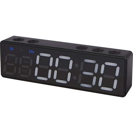 Timefit Trainingstimer , schwarz, ABS Kunststoff, 13,00cm x 2,40cm x 3,90cm (Länge x Höhe x Breite), Bild 1