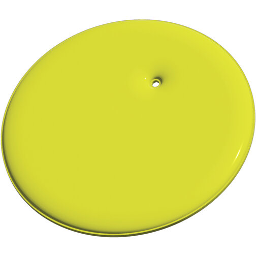 RFX™ Runder Reflektierender TPU-Aufhänger , neongelb, TPU Kunststoff, 7,00cm x 7,00cm (Länge x Breite), Bild 2