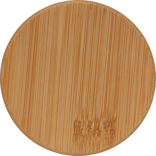 Vidrio de borosilicato de doble pared y tapa bambú 350ml, Imagen 4