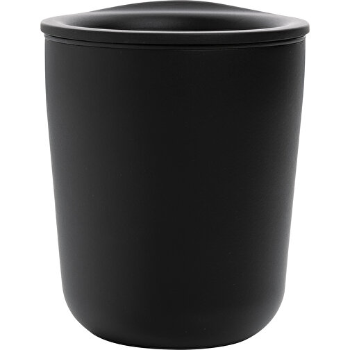 Antimikrobieller Kaffeebecher Im Klassischen Design, Schwarz , schwarz, PP, 9,20cm x 10,60cm (Länge x Höhe), Bild 2