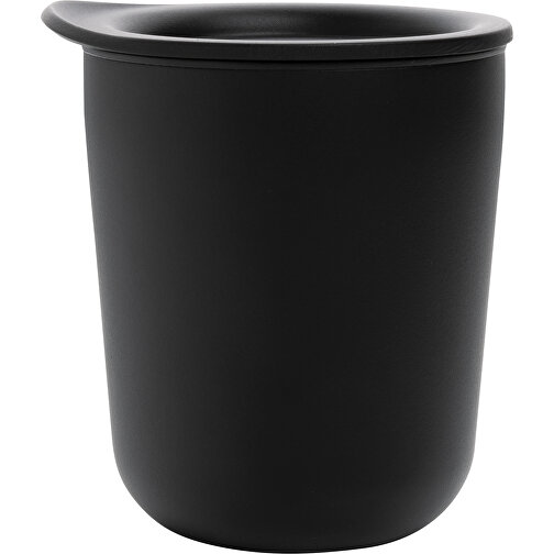 Antimikrobieller Kaffeebecher Im Klassischen Design, Schwarz , schwarz, PP, 9,20cm x 10,60cm (Länge x Höhe), Bild 3