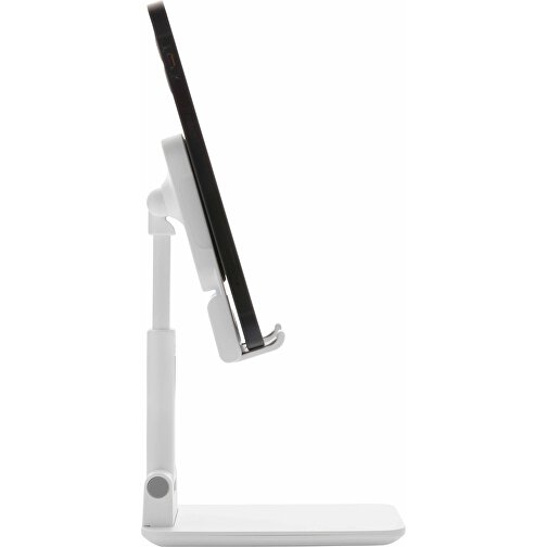 Smartphone Und Tablet-Halter, Weiß , weiß, ABS, 11,00cm x 3,20cm (Länge x Höhe), Bild 9