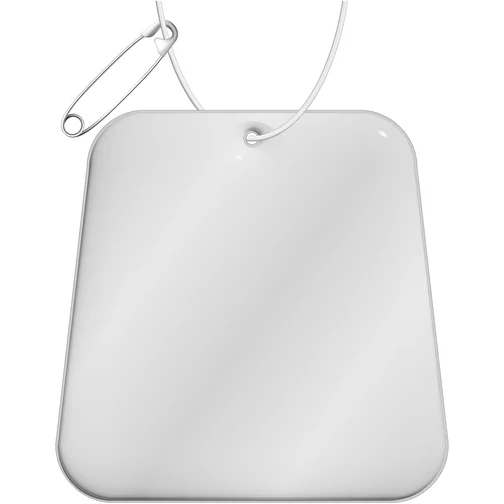 Attache réfléchissante RFX™ en PVC en forme de trapèze, Image 1