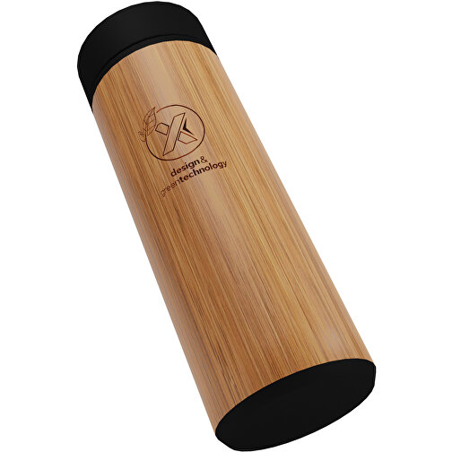 Botella inteligente de bambú de 500 ml 'SCX.design D11', Imagen 7