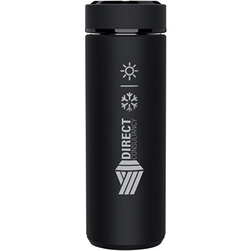 SCX.design D10 Smart Isolierflasche , schwarz, Edelstahl, 23,00cm (Höhe), Bild 3
