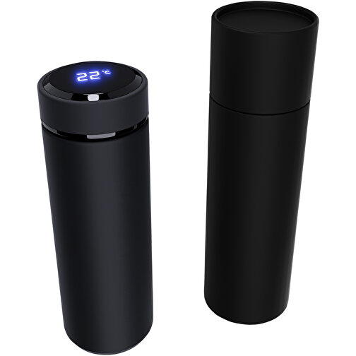 SCX.design D10 Smart Isolierflasche , schwarz, Edelstahl, 23,00cm (Höhe), Bild 7
