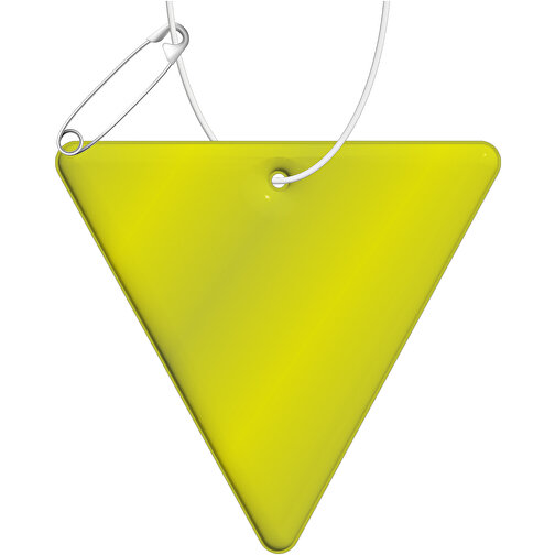 RFX™ upp-och-nedvänd triangel reflekterande PVC-hängare, Bild 1