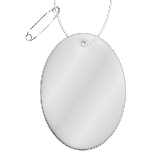 Gancio catarifrangente ovale in TPU con catenella RFX™, Immagine 1