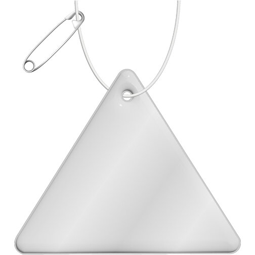 Gancio catarifrangente triangolare in PVC con catenella RFX™, Immagine 1