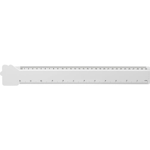 Tait 30 cm house-shaped recycled plastic ruler, Imagen 3