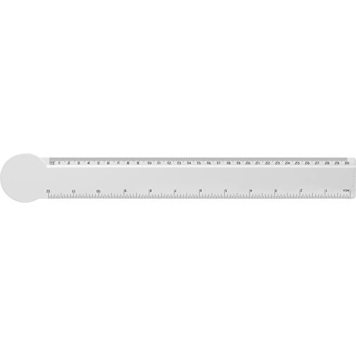 Tait 30 cm circle-shaped recycled plastic ruler, Imagen 3