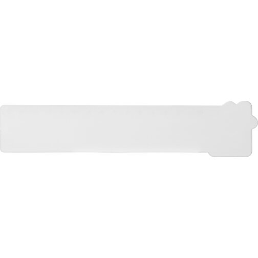 Tait 15 Cm Hausförmiges Lineal Aus Recyling-Kunststoff , weiß, Recycelter HIPS Kunststoff, 20,00cm x 0,30cm x 4,40cm (Länge x Höhe x Breite), Bild 4