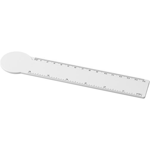 Tait 15 cm circle-shaped recycled plastic ruler, Imagen 2