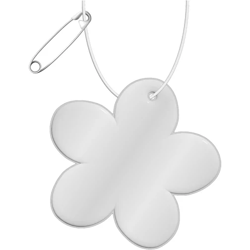 Attache réfléchissante RFX™ en TPU en forme de fleur, Image 1