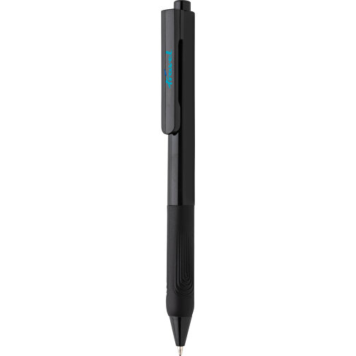 X9 Solid-Stift Mit Silikongriff, Schwarz , schwarz, PC, 14,30cm (Höhe), Bild 6