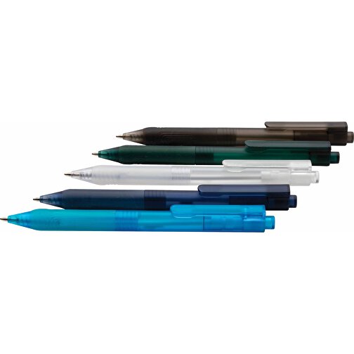 X9 Stift Gefrostet Mit Silikongriff, Blau , blau, PC, 14,30cm (Höhe), Bild 7