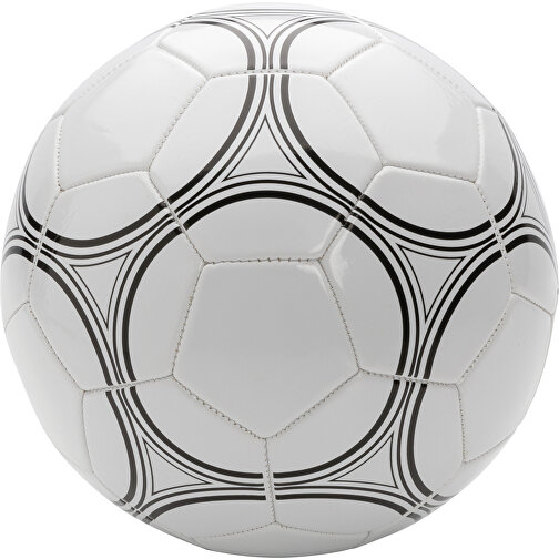 Größe 5 Fußball, Weiß , weiß, PVC, 21,50cm (Höhe), Bild 2