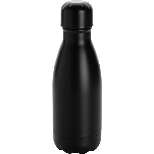 Solid Color Vakuum Stainless-Steel Flasche 260ml, Schwarz , schwarz, Edelstahl, 20,00cm x 20,00cm (Länge x Höhe), Bild 1