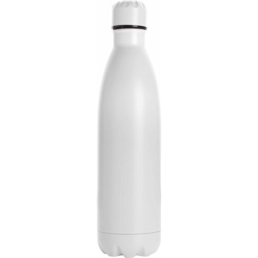 Solid Color Vakuum Stainless-Steel Flasche 750ml, Weiß , weiß, Edelstahl, 8,10cm x 30,60cm (Länge x Höhe), Bild 2