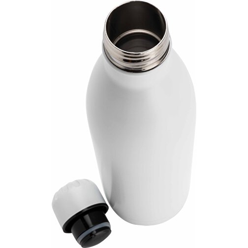 Solid Color Vakuum Stainless-Steel Flasche 750ml, Weiß , weiß, Edelstahl, 8,10cm x 30,60cm (Länge x Höhe), Bild 4