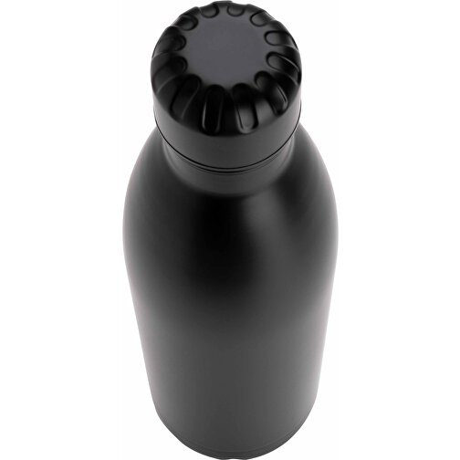 Solid Color Vakuum Stainless-Steel Flasche 750ml, Schwarz , schwarz, Edelstahl, 8,10cm x 30,60cm (Länge x Höhe), Bild 3