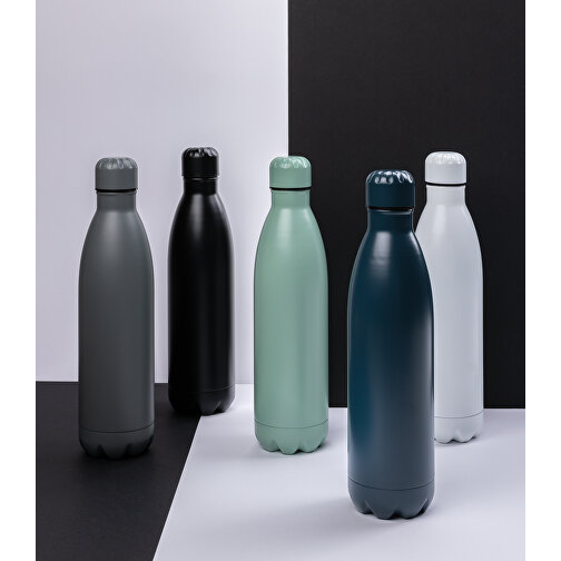 Solid Color Vakuum Stainless-Steel Flasche 750ml, Schwarz , schwarz, Edelstahl, 8,10cm x 30,60cm (Länge x Höhe), Bild 7