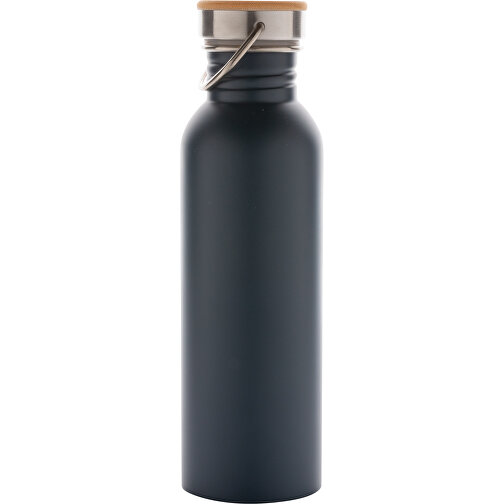 Moderna bottiglia in acciaio con tappo in bambù 700ml, Immagine 3