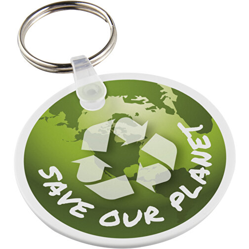 Porte-clés recyclé Tait circulaire, Image 1