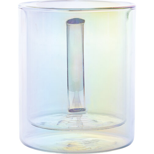 Doppelwandiger Deluxe-Becher Aus Galvanisiertem Glas , transparent, Glas, 10,40cm (Höhe), Bild 4