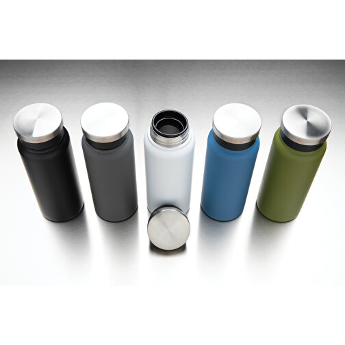 RCS Recycelte Stainless Steel Vakuumflasche 600ml, Grün , grün, Rostfreier Stahl - recycelt, 7,70cm x 21,00cm (Länge x Höhe), Bild 10