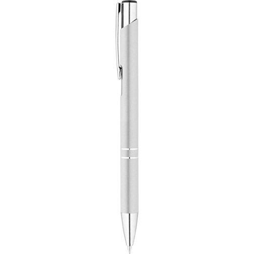 RE-BETA. Kugelschreiber Aus Recyceltem Aluminium , satinsilber, Recyceltes Aluminium, 1,00cm (Höhe), Bild 1