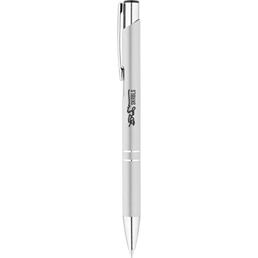 RE-BETA. Kugelschreiber Aus Recyceltem Aluminium , satinsilber, Recyceltes Aluminium, 1,00cm (Höhe), Bild 7