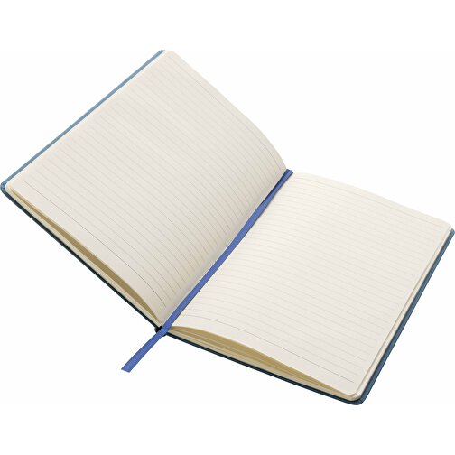 A5 Hardcover Notizbuch, Blau , blau, Papier, 21,30cm x 1,30cm (Länge x Höhe), Bild 5