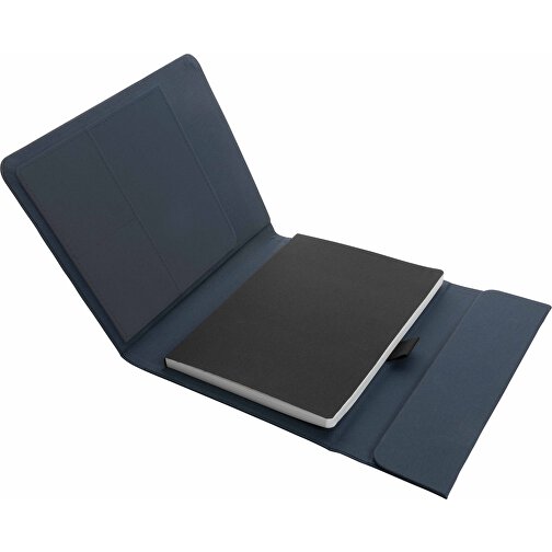 Impact Aware™ A5 Notebook Mit Magnetverschluss, Navy Blau , navy blau, PET - recycelt, 23,00cm x 2,50cm (Länge x Höhe), Bild 5