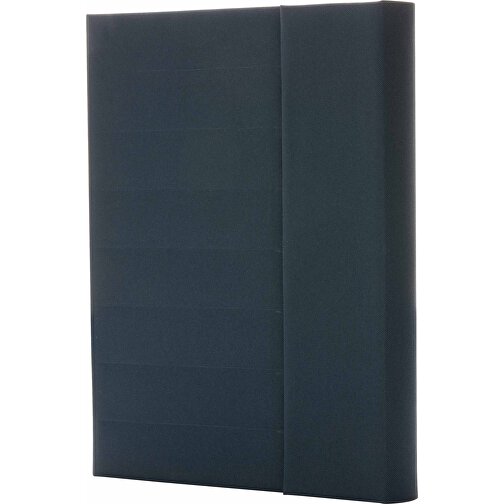 Impact Aware™ A5 Notebook Mit Magnetverschluss, Navy Blau , navy blau, PET - recycelt, 23,00cm x 2,50cm (Länge x Höhe), Bild 8