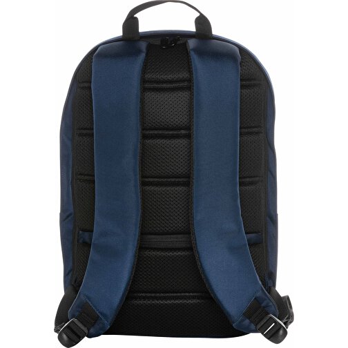 Impact AWARE™ 1200D 15,6-Zoll-Laptop-Rucksack, Navy Blau , navy blau, PET - recycelt, 29,50cm x 45,00cm (Länge x Höhe), Bild 4