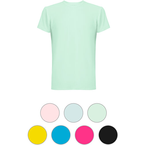 THC TUBE. T-Shirt Aus 100% Baumwolle , türkisgrün, Polyester. Elastan, M, 73,00cm x 1,00cm x 54,50cm (Länge x Höhe x Breite), Bild 4