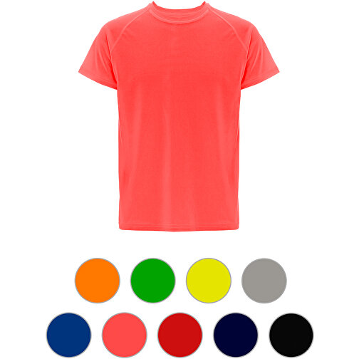 THC MOVE. Kurzärmeliges Technisches T-Shirt Aus Polyester , gelb hexachrome, Polyester, S, 69,00cm x 1,00cm x 50,00cm (Länge x Höhe x Breite), Bild 4