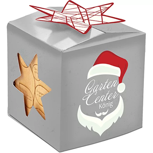 Pot cube boisde bureau en boite star-box avec graines - Souci, Image 2