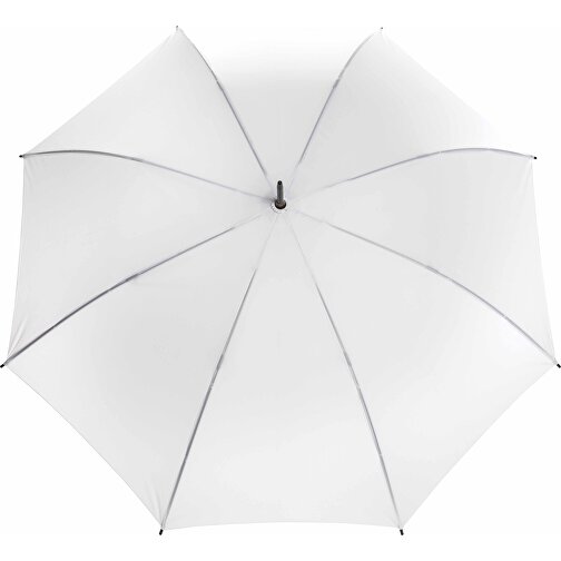 23' Impact AWARE™ RPET 190T Automatic-Open Schirm, Weiß , weiß, PET - recycelt, 84,00cm (Höhe), Bild 2