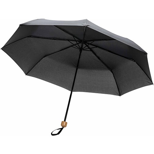 Mini paraguas RPET 190T de bambú 20.5' Impact AWARE ™, Imagen 4