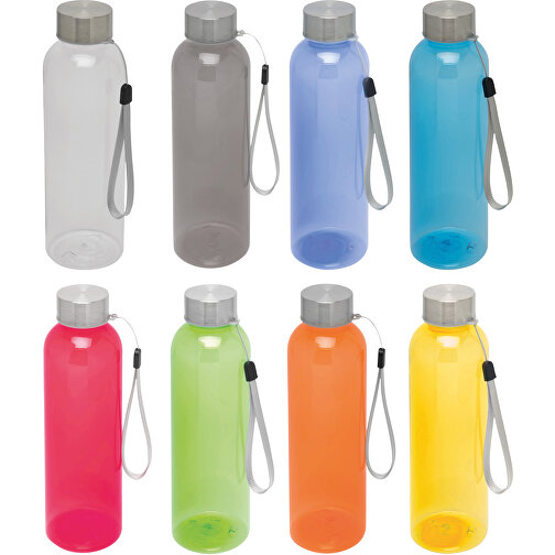 Trinkflasche SIMPLE ECO , gelb, Edelstahl / Kunststoff / Silikon / Polyester, 20,50cm (Höhe), Bild 8