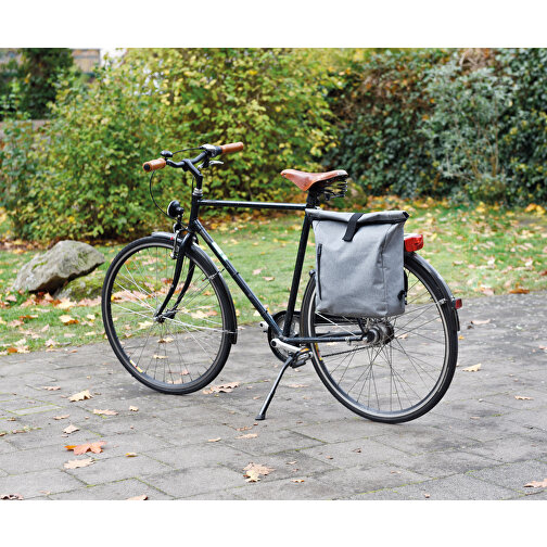 Fahrradrucksack BIKE RACE , grau, 600D Polyester, 32,00cm x 39,00cm x 12,00cm (Länge x Höhe x Breite), Bild 10