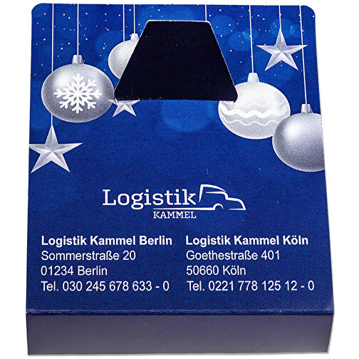 Backförmchen Single-Pack - Weihnachten - Glocke 4/4-c , individuell, Papier, Edelstahl, 7,50cm x 1,50cm x 6,00cm (Länge x Höhe x Breite), Bild 4