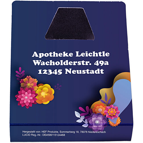 Backförmchen Single-Pack - Ostern - Hase 2 4/0-c , individuell, Papier, Edelstahl, 7,50cm x 1,50cm x 6,00cm (Länge x Höhe x Breite), Bild 3